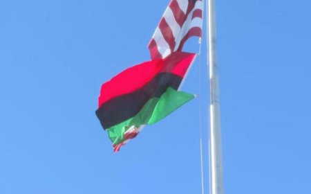 In First, Black History Flag Flies Over A Federal Building