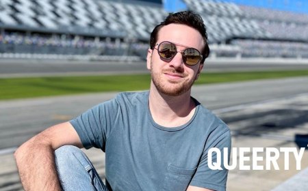 NASCAR racer Zach Herrin is using his rainbow-colored car to fight “Don’t Say Gay” laws