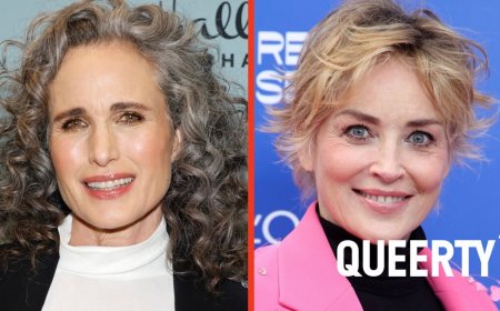 Andie MacDowell spills the tea on Sharon Stone meeting gay guys on this popular dating app