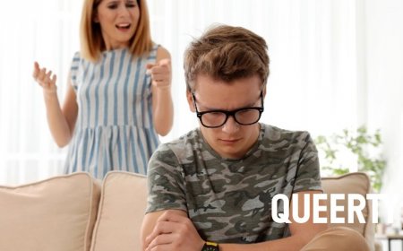 Mom laughs at teen son for not coming out yet and then wonders why he’s upset
