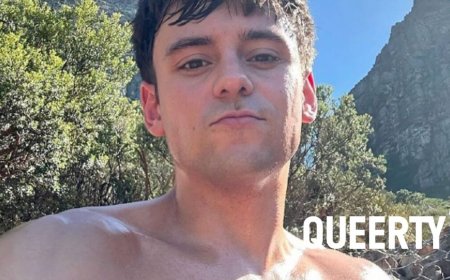 Tom Daley whips something surprising out on recent hike in South Africa
