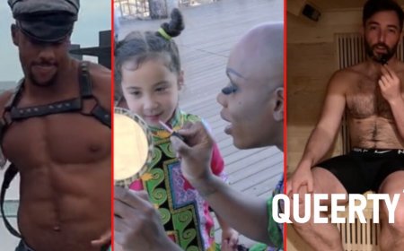 Drag queen tips for kids, a shirtless soldier, & touring the queer commune