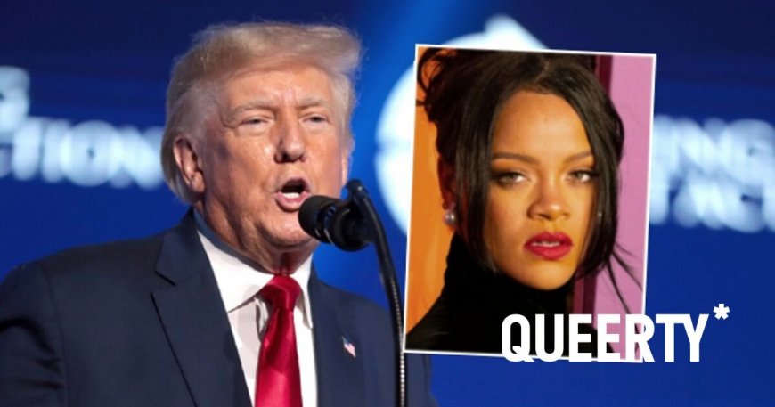 Donald Trump slams “no talent” Rihanna’s Super Bowl appearance