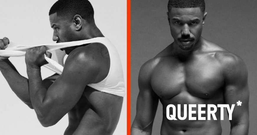 Michael B. Jordan models for Calvin Klein and, girl, We B. Thirstin’