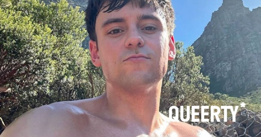 Tom Daley whips something surprising out on recent hike in South Africa