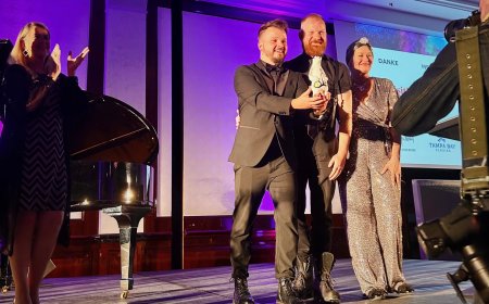 “Couple of Men” receiving the ITB LGBTQ+ Pioneer Award 2023 in Berlin
