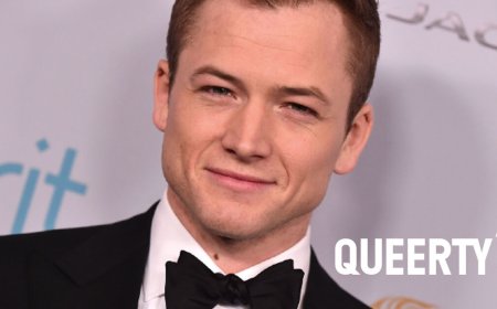 Taron Egerton weighs in on the debate over straight actors playing gay roles