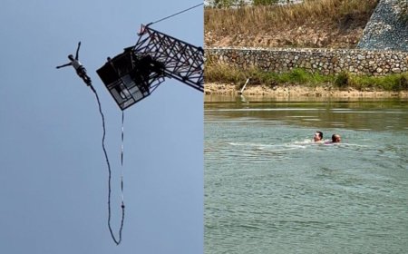 Tourist Survives 10-Story Fall After Cord Snaps During Bungee Jump