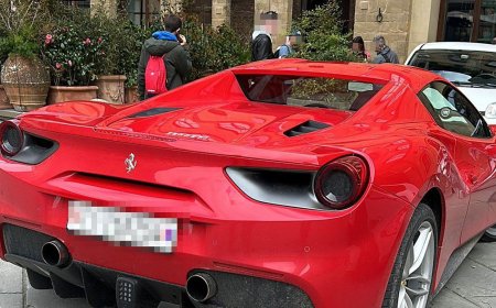 US Tourist Drives Ferrari Into Florence's Famous Piazza