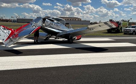 Midair Collision Cuts Plane in Half