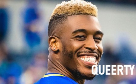 NFL cheerleader Quinton Peron talks dating apps, Amy Winehouse & “NFL gogo boys”