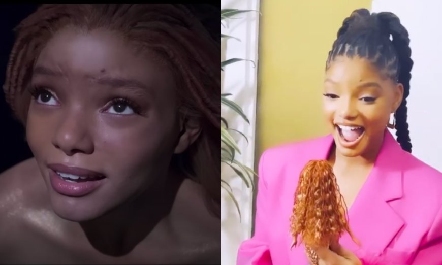 Halle Bailey Shares Emotional Reveal of Look-Alike Ariel Doll