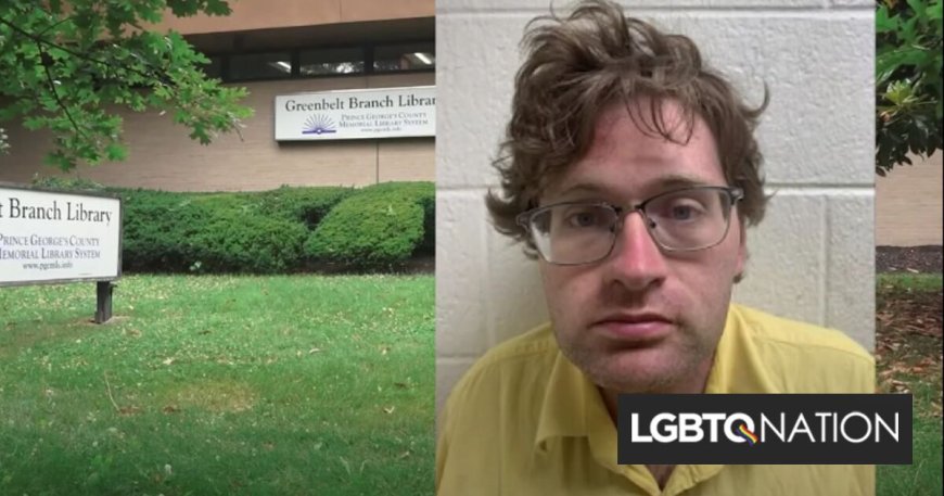 He sprayed “groomer” on libraries around DC. Guess what cops found when he was arrested