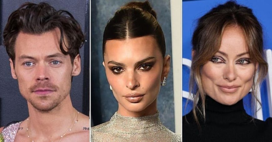 Harry Styles, Emily Ratajkowski And Olivia Wilde Spark ‘Throuple’ Chatter In Hollywood After Wild Make-Out Session Caught On Video