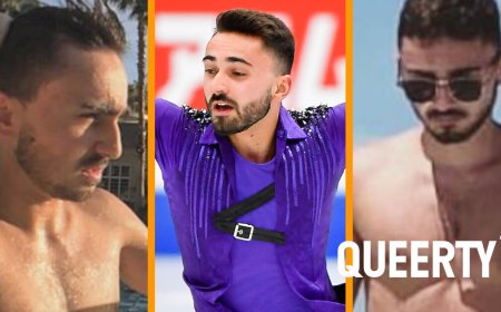 This gay Olympic skater has all the right moves on the ice, but his photos will really make you melt