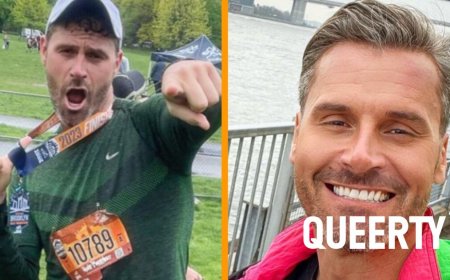 Gay drag racer Travis Shumake trades his car for a half-marathon & still manages to rev our engines