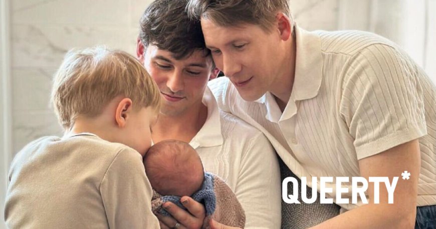 Tom Daley and Dustin Lance Black reveal they became dads again last month