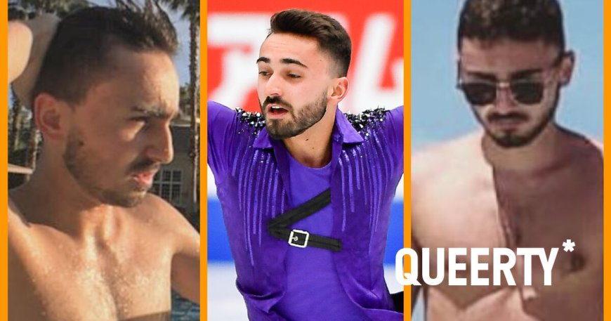 This gay Olympic skater has all the right moves on the ice, but his photos will really make you melt