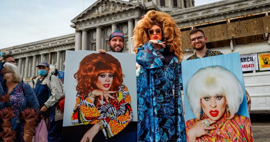 ‘Drag Up! Fight Back!’ rally brings thousands of supporters to San Francisco