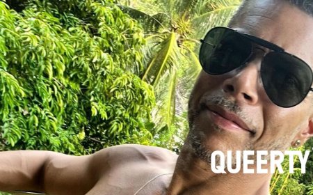 Wilson Cruz is living his best “island boy” life with a week’s worth of hot & sweaty shirtless pics