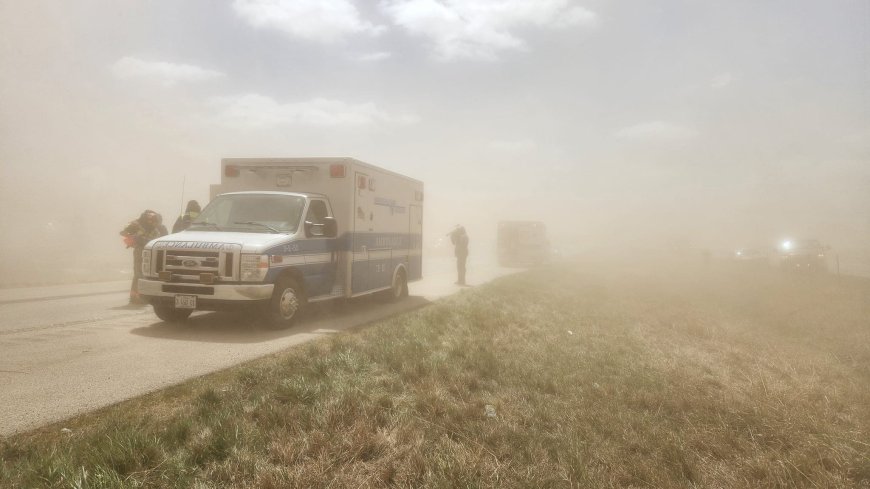 6 Dead, 37 Hospitalized After 70-Car Dust Storm Pileup