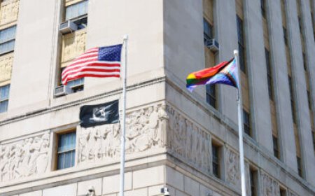 Bronx borough president marks Pride Month, hoists Rainbow Flag
