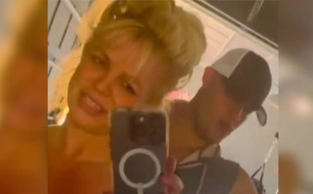 Britney Spears Goes to Gym in Silk Dress and Heels With ‘Hot, Crazy Husband’ Sam Asghari