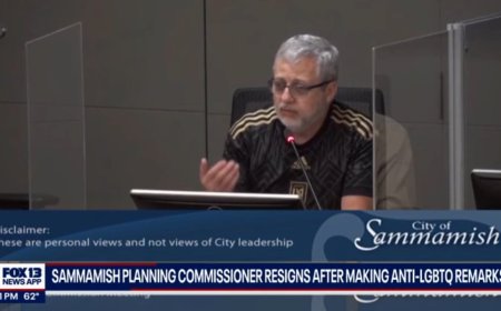 WA State City Commissioner Resigns After Claiming LGBTQs “Promote Diseases And Infestation” To Children