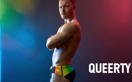 Models show off their assets in the latest Pride underwear
