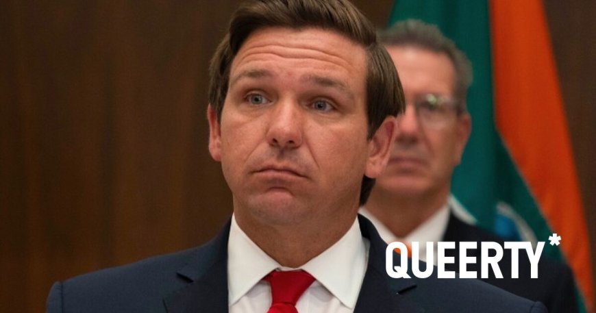 Ron “Don’t Say Gay” DeSantis just had another hissy fit and OMG what a little drama queen