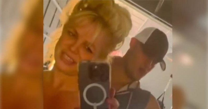 Britney Spears Goes to Gym in Silk Dress and Heels With ‘Hot, Crazy Husband’ Sam Asghari