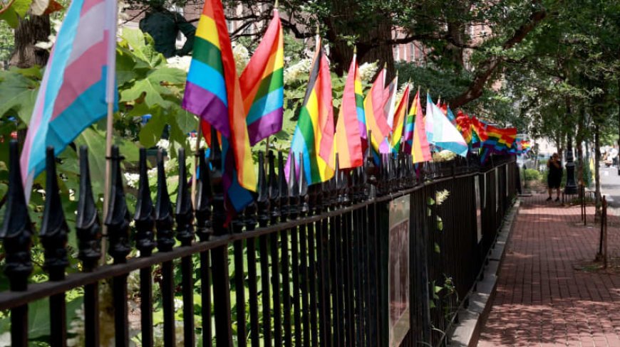 LGBTQ rainbow flags destroyed by vandals outside Stonewall Inn, NYC birthplace of gay rights movement