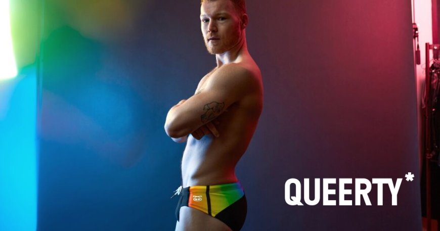 Models show off their assets in the latest Pride underwear