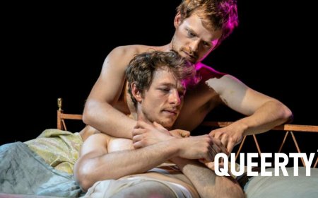 PHOTOS: Lucas Hedges & Mike Faist take it to the bedroom in steamy new ‘Brokeback Mountain’ pics
