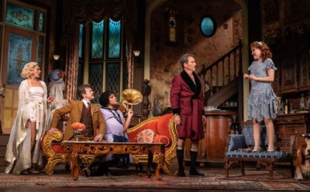 Review: ‘The Cottage’ on Broadway is a freewheeling farce that may not be for everyone