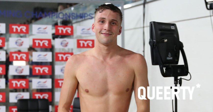 Olympic swimmer Daniel Jervis is competing for gold this weekend, and we’re already wet