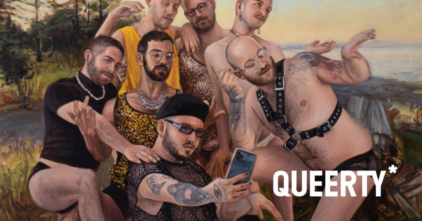 How to paint an orgy, find models on Grindr, & stage sexy selfies: 3 queer artists reveal their secrets