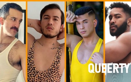 PHOTOS: Men are rocking skimpy bodysuits & they’re turning hot gay summer into an inferno
