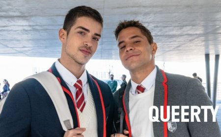 ‘Élite’ boyfriends Manu Ríos & André Lamoglia reunite on a dinner date and we can’t handle it
