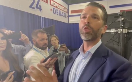 Don Jr.’s hissy fit after being told he can’t go backstage at last night’s debate is the stupidest thing you’ll see all day