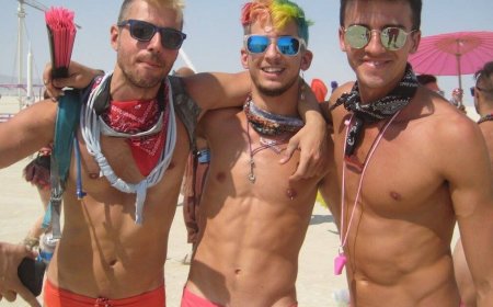 Get to know the queer camps that create Burning Man’s gayborhood