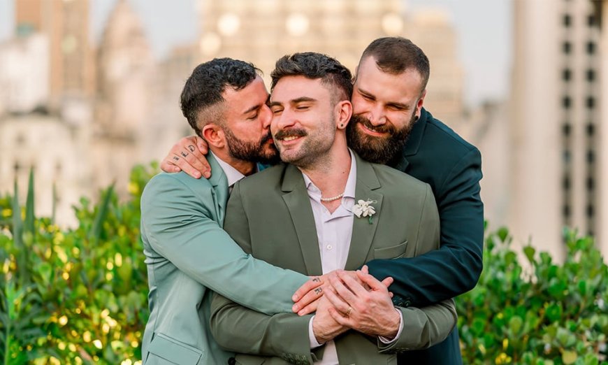 71 Stunning Photographs of a Gay Polyamorous Wedding in Brazil