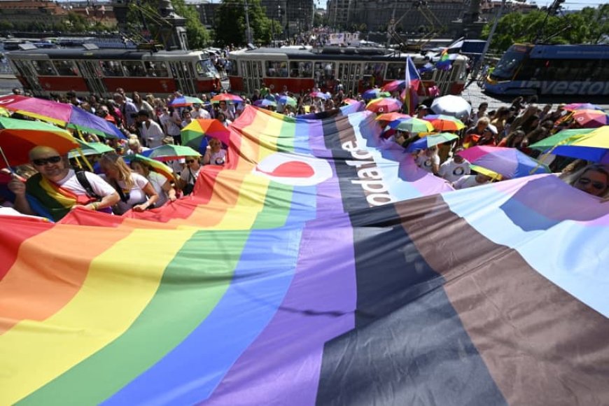 Some 60,000 march in annual Prague Pride parade