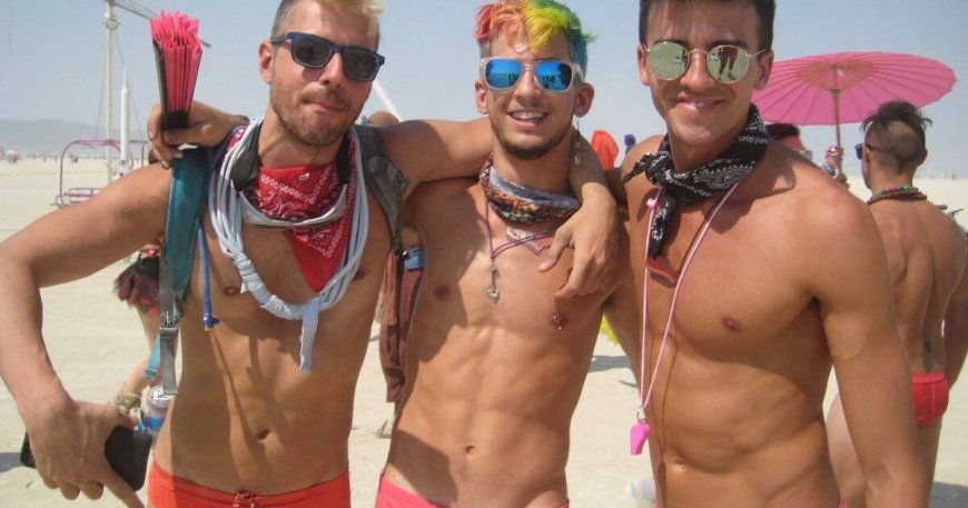 Get to know the queer camps that create Burning Man’s gayborhood