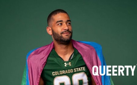 Kennedy McDowell is living life as an out gay college football star, & nobody noticed until recently