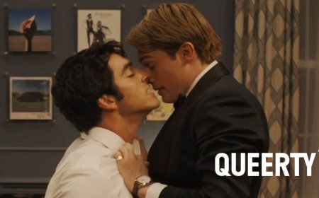 WATCH: ‘Red, White & Royal Blue’ stars are kissing, slapping butts & “always erect” in new blooper reel