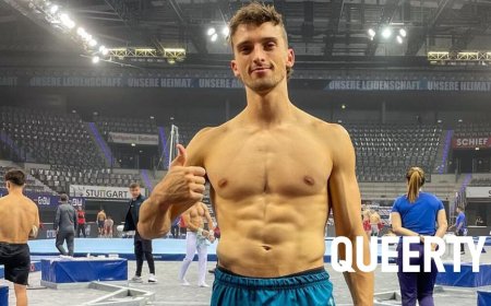 Heath Thorpe enters his journalist era at the World Championships with a shoutout from Simone Biles