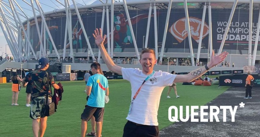 Gay Olympian Tom Bosworth just celebrated a big milestone in a very special way