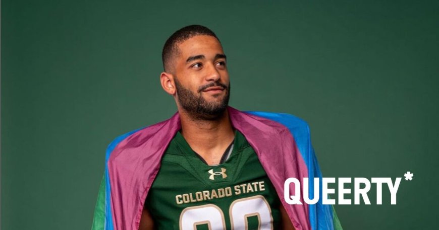 Kennedy McDowell is living life as an out gay college football star, & nobody noticed until recently