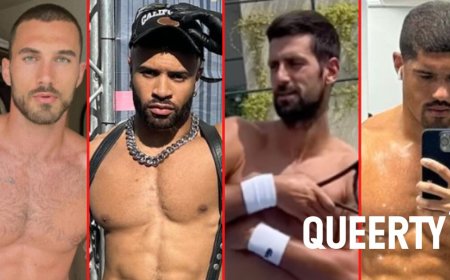 Ken XY’s leather look, Jake Williamson’s waves, & Novak Djokovic’s victory dance